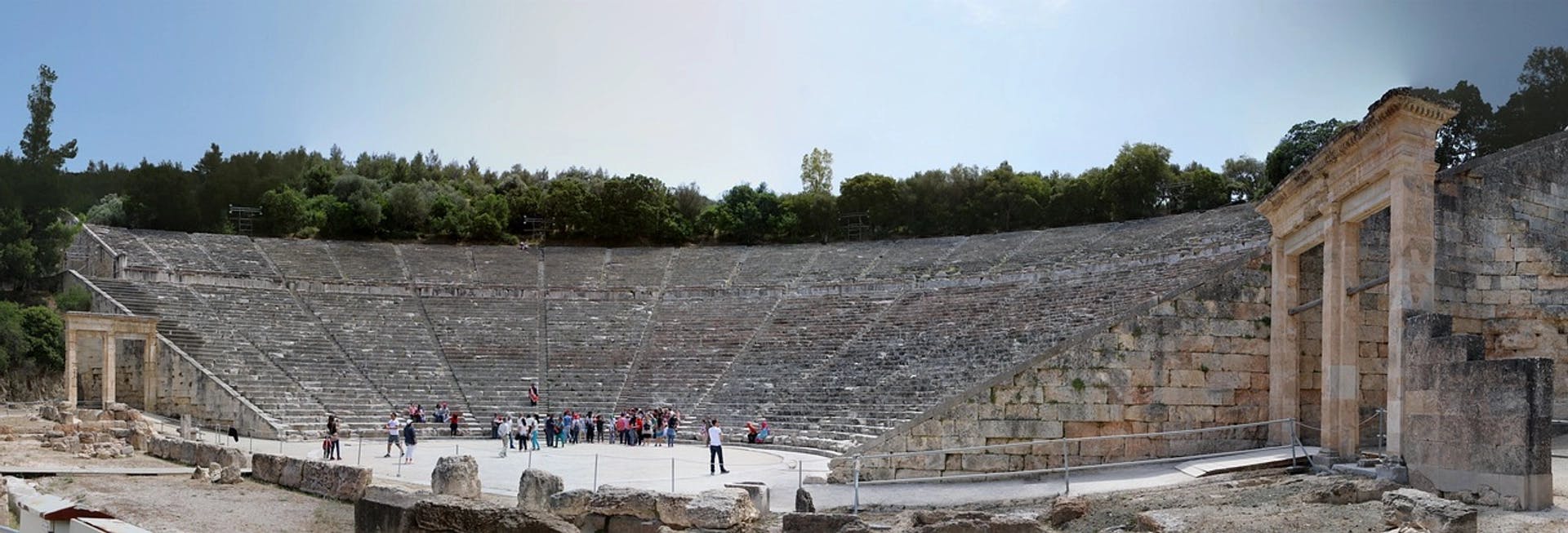 See an Open-Air Theatre in Epidaurus